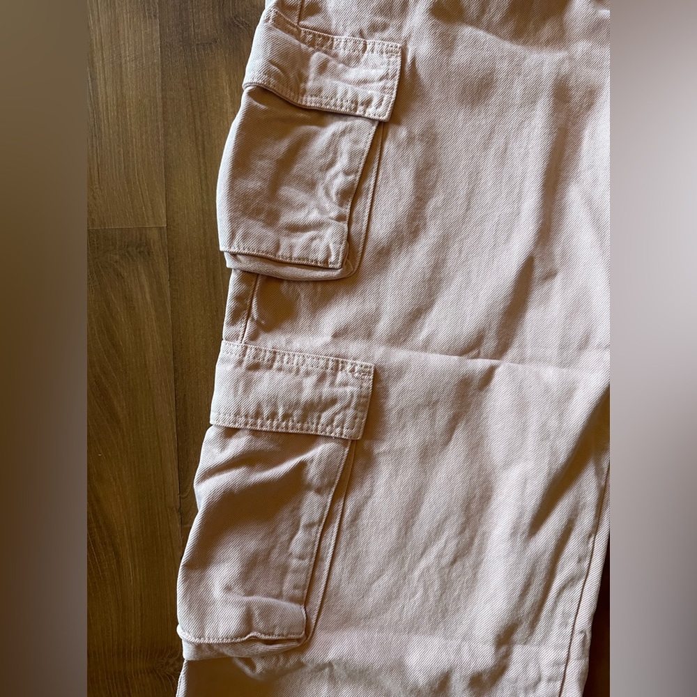 NWT Ragged muted pink jeans size 34 Made in Turkey 💯 cotton - Picture 3 of 8